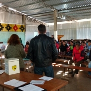 Durante reuniões, indígenas conheceram detalhes do Crema Erechim e apresentaram dúvidas e sugestões