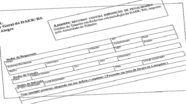 recurso contra imposição de penalidades