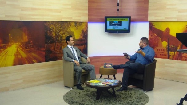entrevista do diretor-geral do Daer, Luciano Faustino, no programa Conexões RS da ULBRA TV