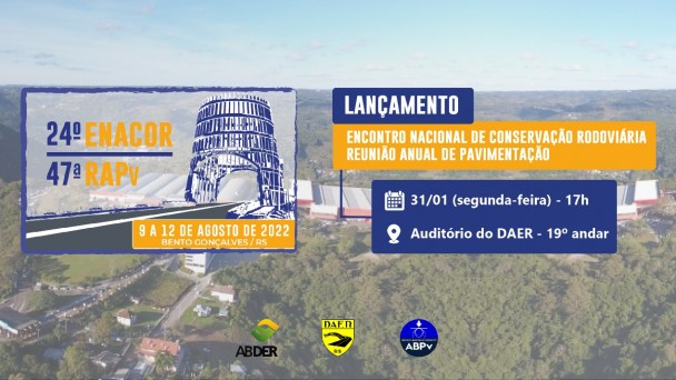 A imagem mostra card de divulgação do 24* ENACOR e 47* RAPv