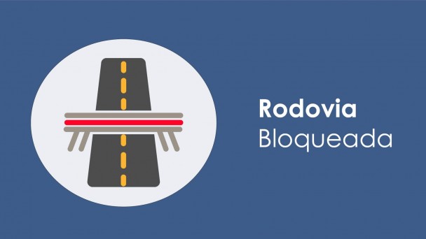 Rodovia bloqueada