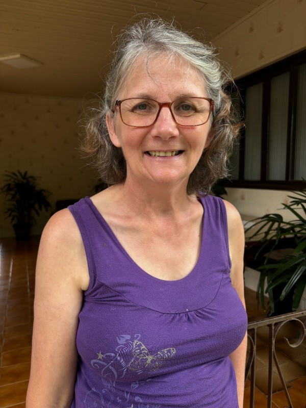 A foto mostra a agricultora Ana Berwanger, moradora de Travesseiro